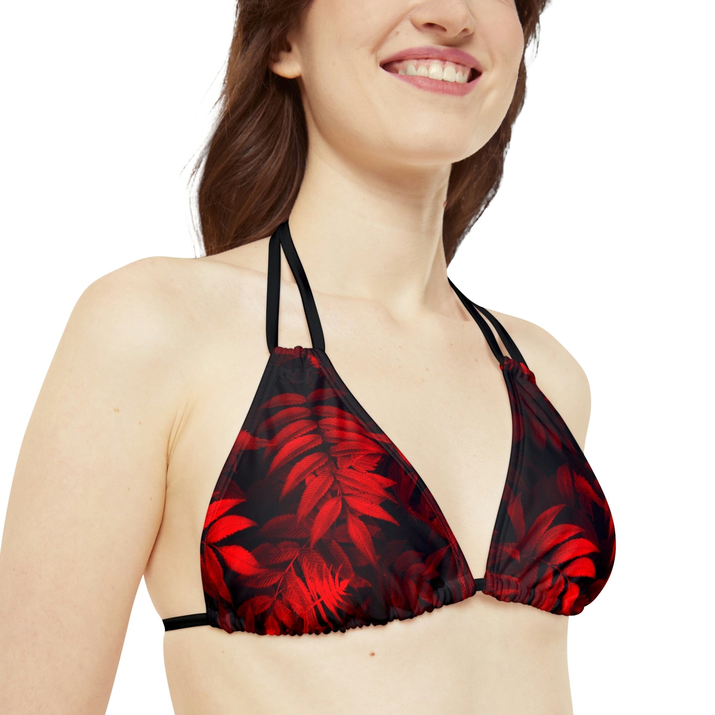 The Red Forest Bikini Top