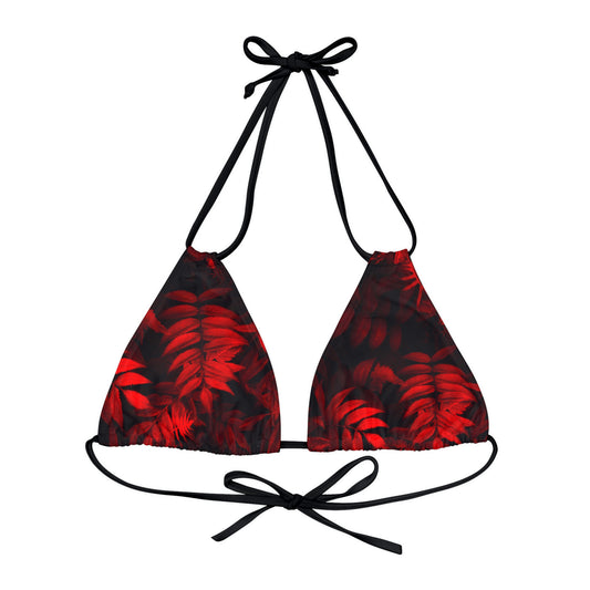 The Red Forest Bikini Top